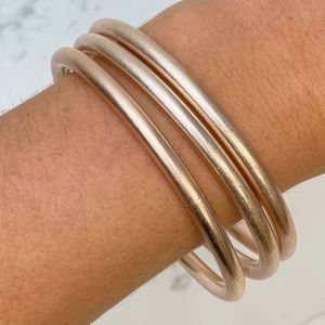 Rose gold bangle bracelets